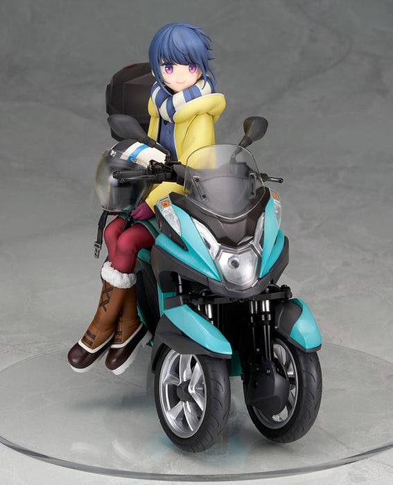 "Yurucamp" Shima Rin with 3-wheel Scooter 1/10 Scale Figure