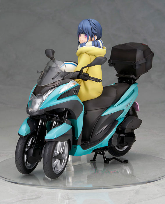 "Yurucamp" Shima Rin with 3-wheel Scooter 1/10 Scale Figure