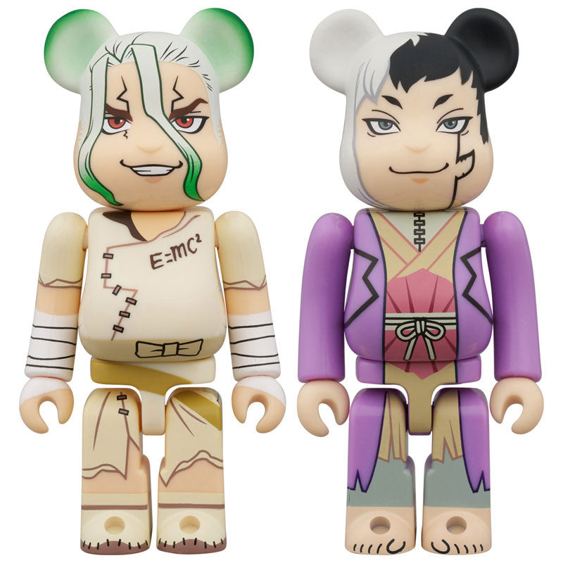BE@RBRICK "Dr. Stone" Ishigami Senku & Asagiri Gen 2 Set