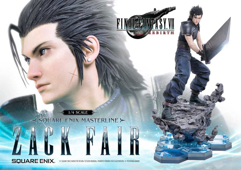 SQUARE ENIX MASTERLINE "Final Fantasy VII Rebirth" 1/4 Scale Figure Zack Fair
