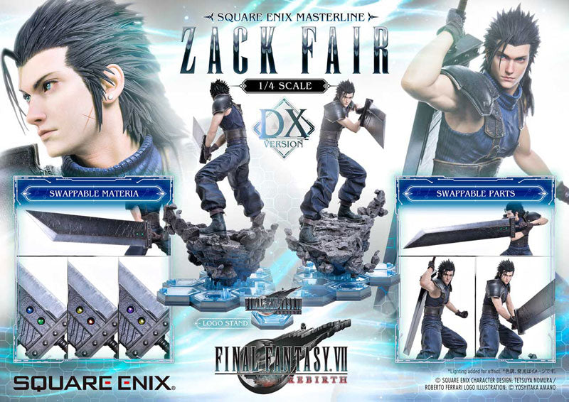 SQUARE ENIX MASTERLINE "Final Fantasy VII Rebirth" 1/4 Scale Figure Zack Fair Deluxe Ver.