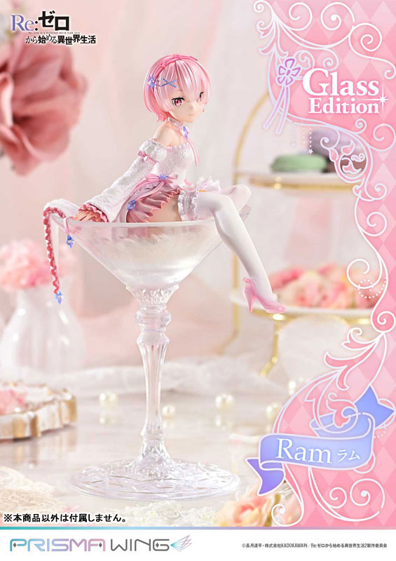 PRISMA WING "Re:Zero kara Hajimeru Isekai Seikatsu" Ram Glass Edition 1/7 Scale Figure