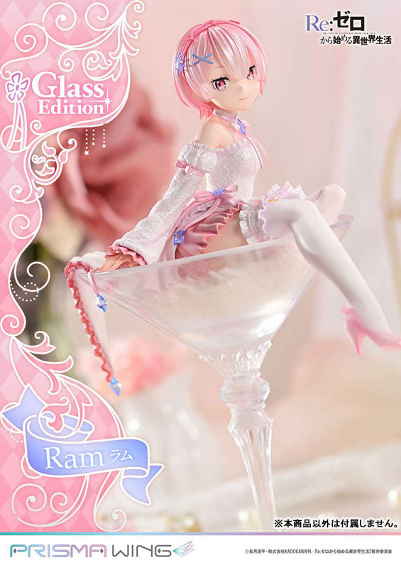 PRISMA WING "Re:Zero kara Hajimeru Isekai Seikatsu" Ram Glass Edition 1/7 Scale Figure