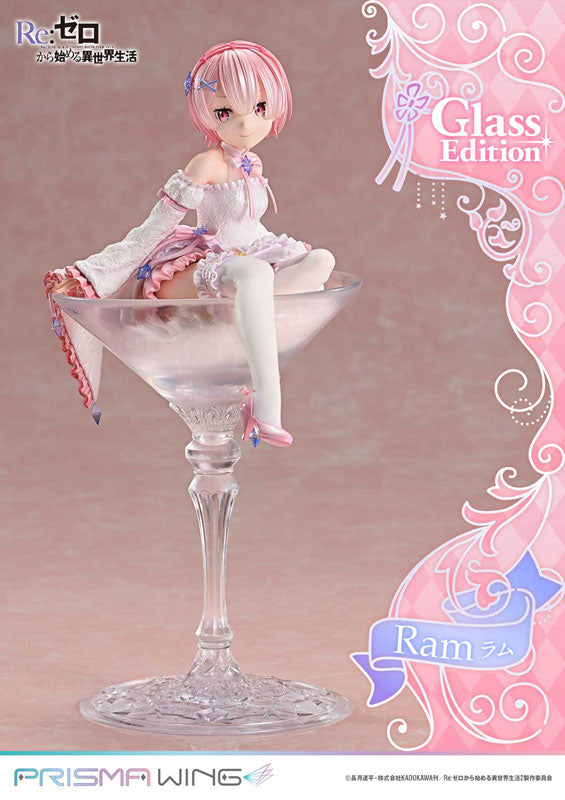 PRISMA WING "Re:Zero kara Hajimeru Isekai Seikatsu" Ram Glass Edition 1/7 Scale Figure