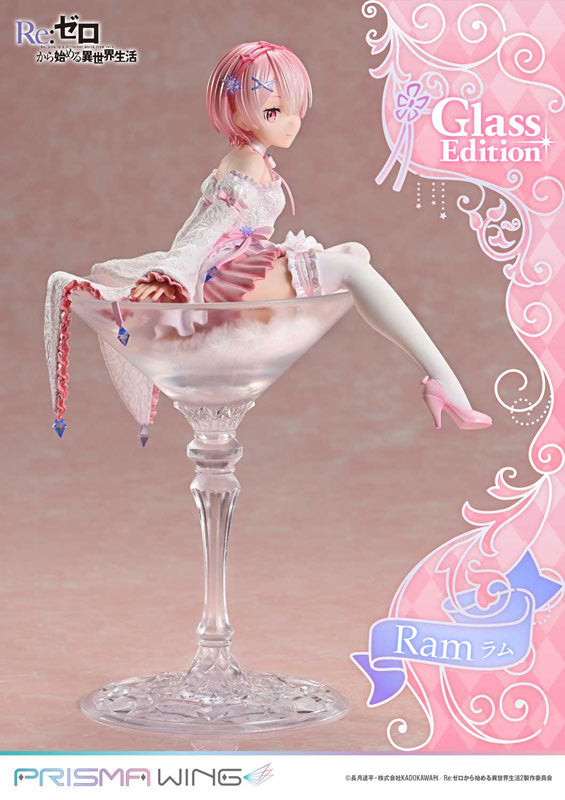 PRISMA WING "Re:Zero kara Hajimeru Isekai Seikatsu" Ram Glass Edition 1/7 Scale Figure