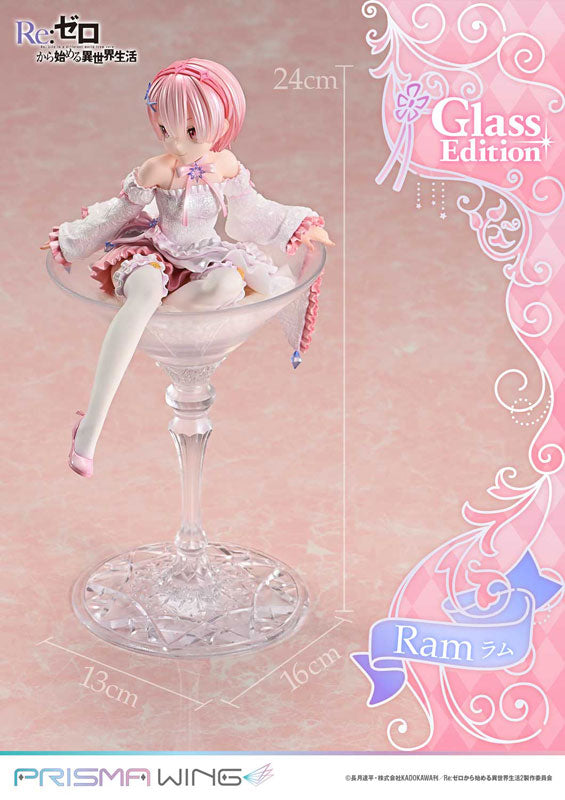 PRISMA WING "Re:Zero kara Hajimeru Isekai Seikatsu" Ram Glass Edition 1/7 Scale Figure