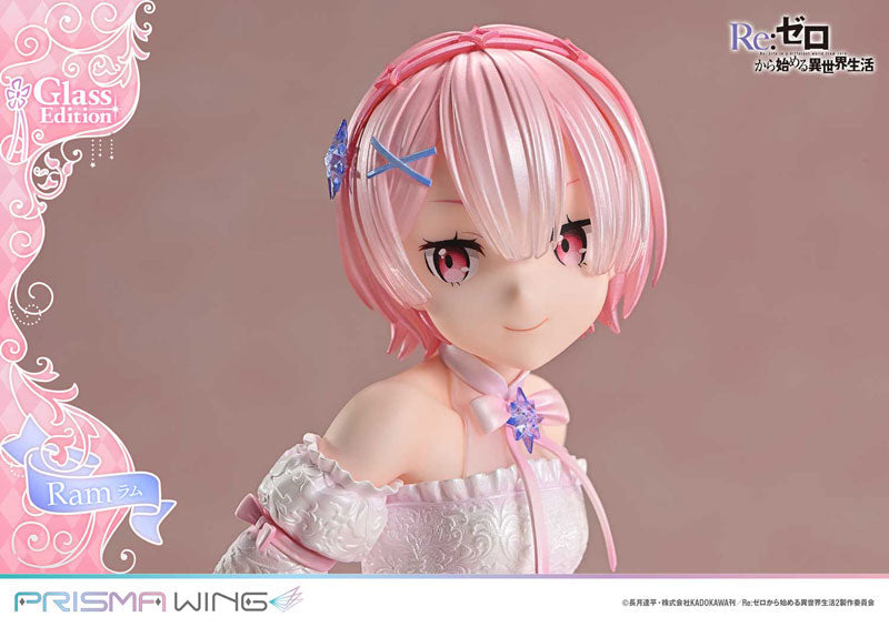 PRISMA WING "Re:Zero kara Hajimeru Isekai Seikatsu" Ram Glass Edition 1/7 Scale Figure