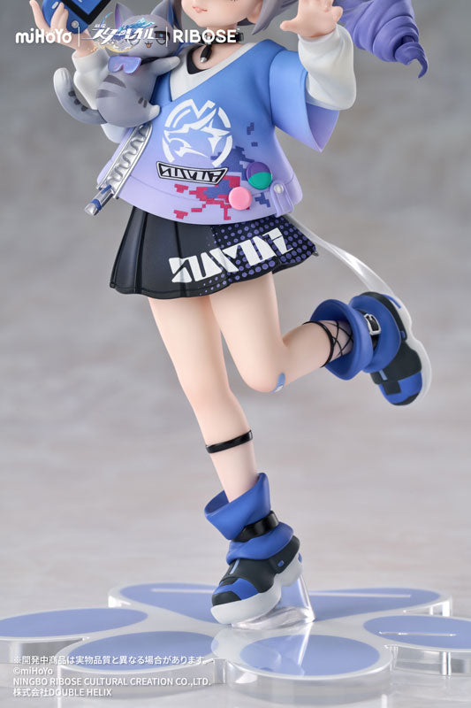RIBOSE RISE UP+ "HONKAI: STAR RAIL" LITTLE CAT SERIES SILVER WOLF VER. NON SCALE FIGURE