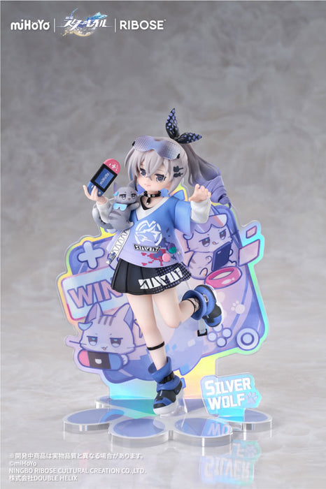 RIBOSE RISE UP+ "HONKAI: STAR RAIL" LITTLE CAT SERIES SILVER WOLF VER. NON SCALE FIGURE