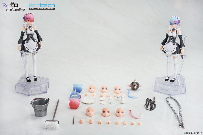 ARCTECH Action Series "Re:Zero kara Hajimeru Isekai Seikatsu" Ram & Rem Set 1/8 Scale Figure