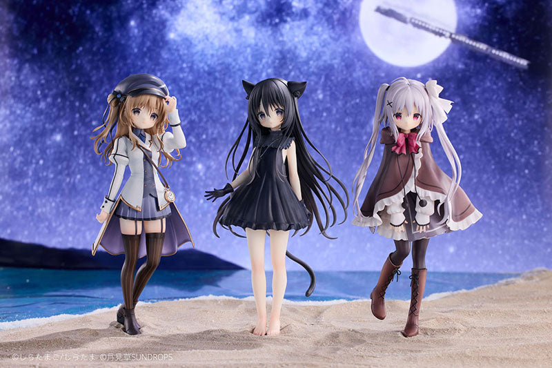 "Hoshizora Tetsudou to Shiro no Tabi" Complete Figure Set: Noir, Neri & Karuha