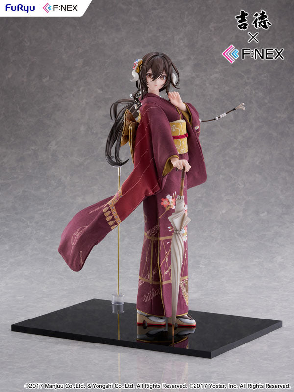 Yoshitoku x F:NEX "Azur Lane" Mikasa blue flower komachi Ver. -Japanese Doll- 1/4 Scale Figure