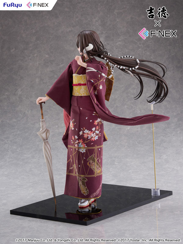 Yoshitoku x F:NEX "Azur Lane" Mikasa blue flower komachi Ver. -Japanese Doll- 1/4 Scale Figure