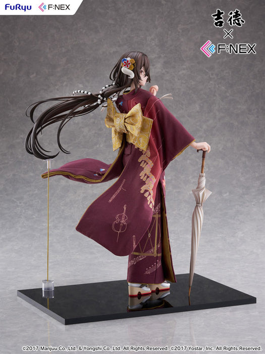 Yoshitoku x F:NEX "Azur Lane" Mikasa blue flower komachi Ver. -Japanese Doll- 1/4 Scale Figure