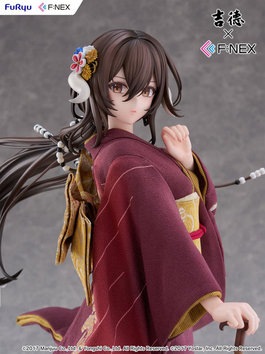 Yoshitoku x F:NEX "Azur Lane" Mikasa blue flower komachi Ver. -Japanese Doll- 1/4 Scale Figure