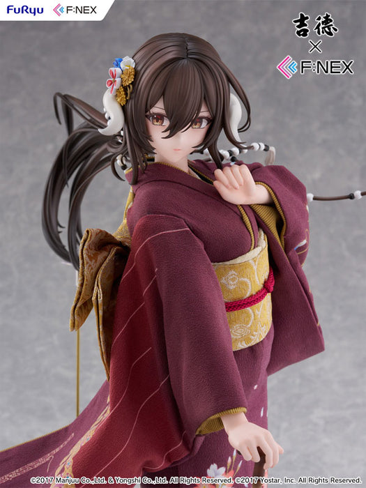 Yoshitoku x F:NEX "Azur Lane" Mikasa blue flower komachi Ver. -Japanese Doll- 1/4 Scale Figure