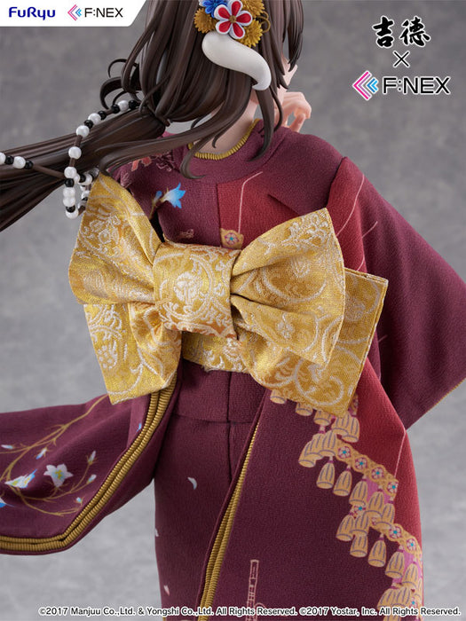 Yoshitoku x F:NEX "Azur Lane" Mikasa blue flower komachi Ver. -Japanese Doll- 1/4 Scale Figure