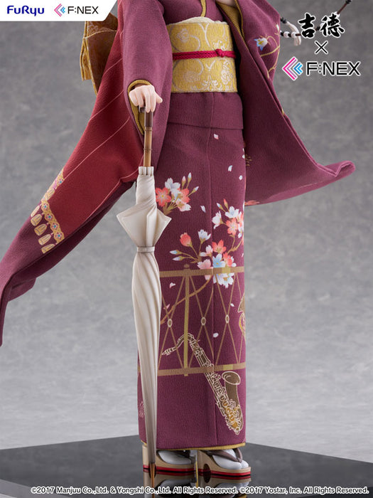 Yoshitoku x F:NEX "Azur Lane" Mikasa blue flower komachi Ver. -Japanese Doll- 1/4 Scale Figure