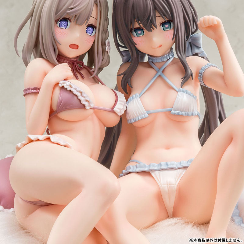 "A Book About Using Hypno to Hook Up My Little Sister and Her Pure JC Friend with Hypno Resistance EX" Shimizu Yui Illustration by karory (KAROMIX) 1/6 Scale Figure