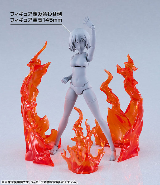 THE SIMPLE EFFECT Flames Red