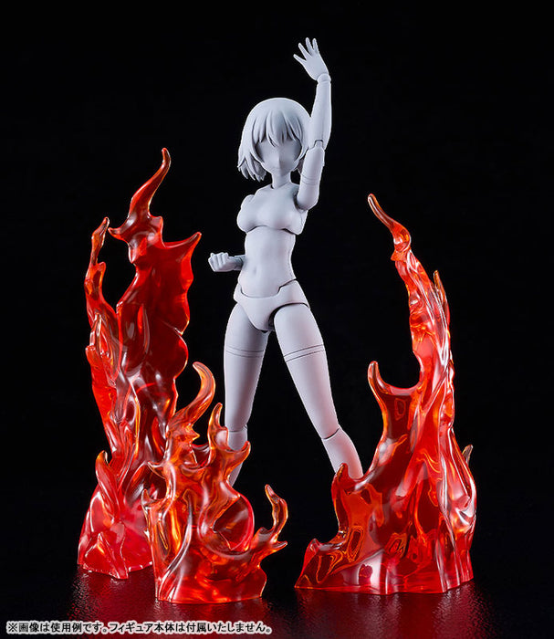 THE SIMPLE EFFECT Flames Red