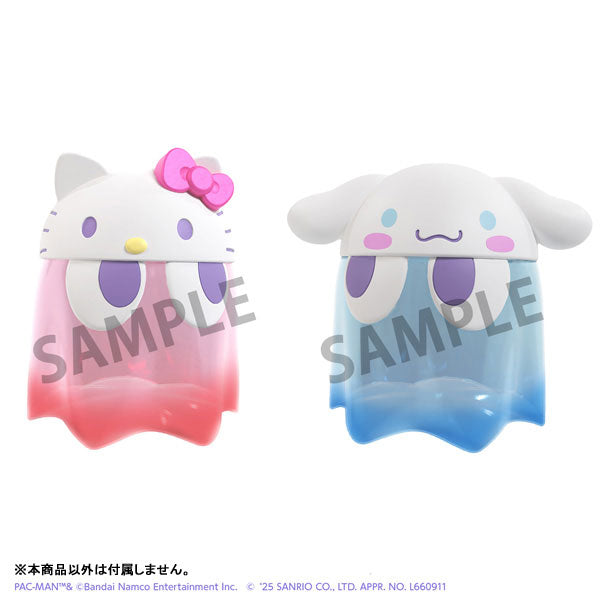"Pac-Man" x Sanrio Characters Chibi Collect Figure Deluxe Ghost Hello Kitty Clear Color Ver.