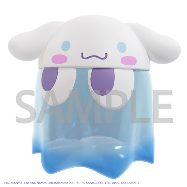"Pac-Man" x Sanrio Characters Chibi Collect Figure Deluxe Ghost Cinnamoroll Clear Color Ver.