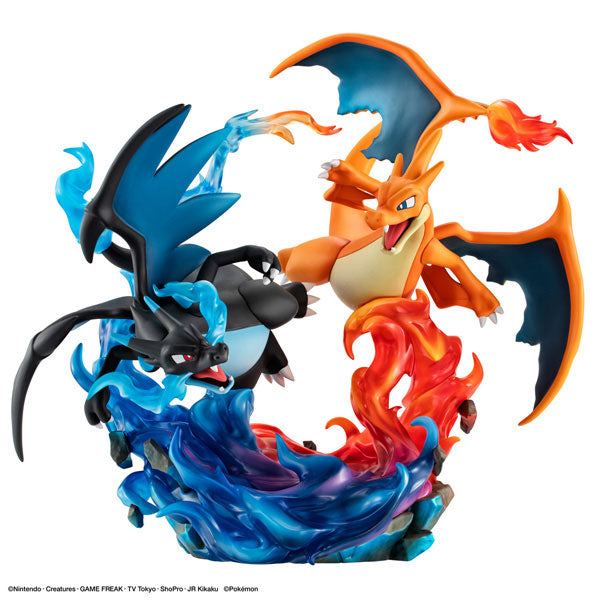 G.E.M. EX Series "Pokemon" Mega Charizard X & Mega Charizard Y
