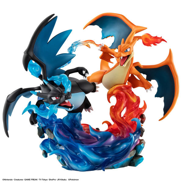 G.E.M. EX Series "Pokemon" Mega Charizard X & Mega Charizard Y