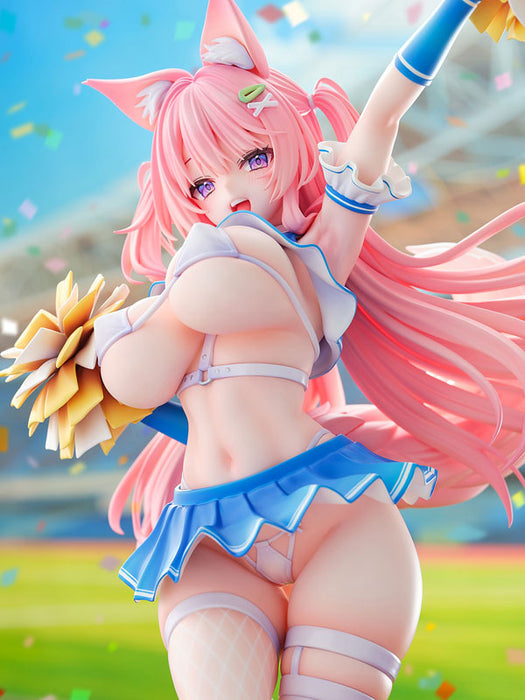 Kei Yatanuki Original Character Kemomimi Cheerleader Illustration by Kei Yatanuki