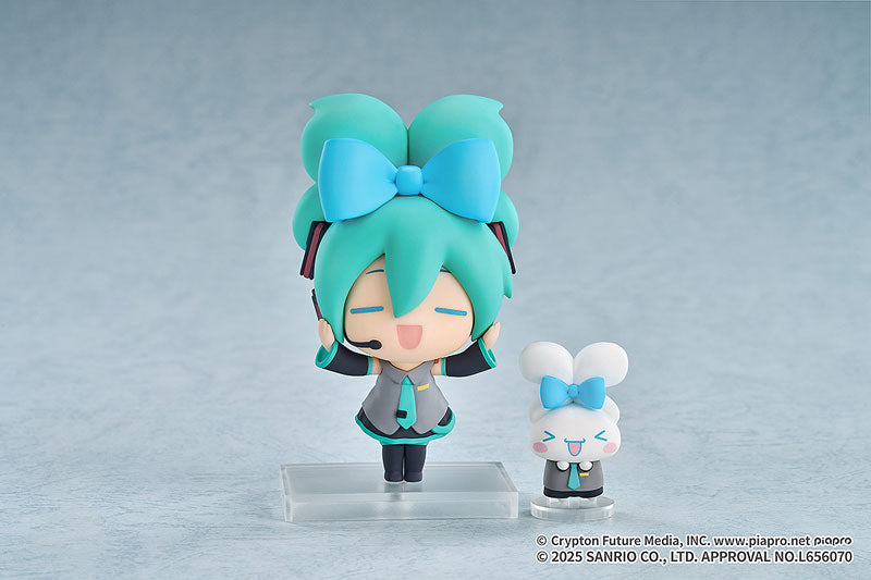 "Hatsune Miku x Cinnamoroll" Hatsune Miku x Cinnamoroll Chibi Figure