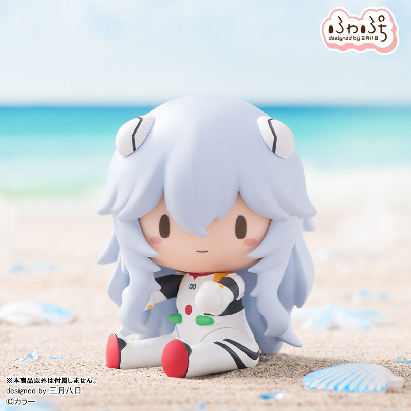 "Evangelion: 3.0+1.0 Thrice Upon a Time" Fuwa Petit Deformed Figure Rei Long Hair