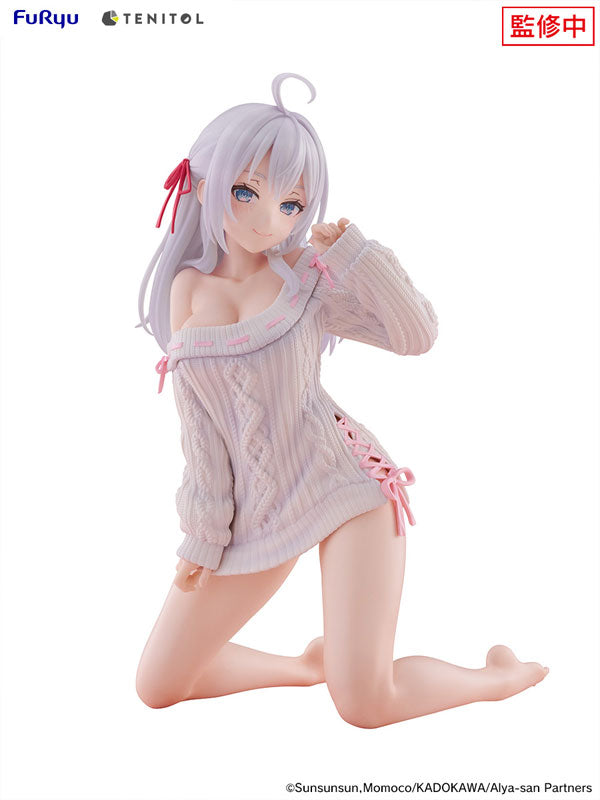 TENITOL BIG Noodle Stopper Figure "Alya Sometimes Hides Her Feelings in Russian" Alya Knit Ver.