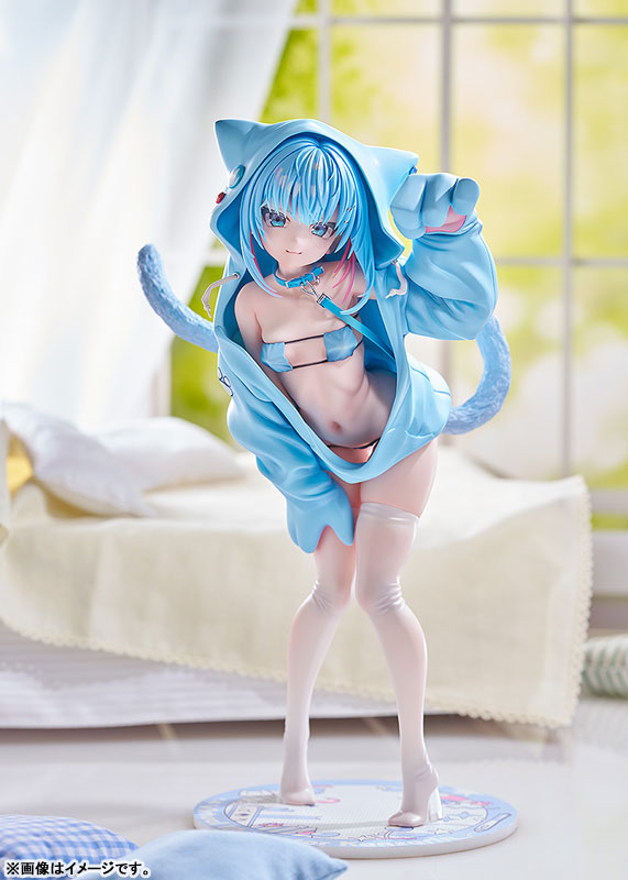 Virtual Illustrator Kanzarin Kanzarin-chan Nekomimi Hoodie Ver. 1/6 Scale Figure