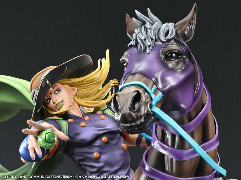 Super Figure Art Collection "STEEL BALL RUN JoJo's Bizarre Adventure" Gyro Zeppeli & Valkyrie