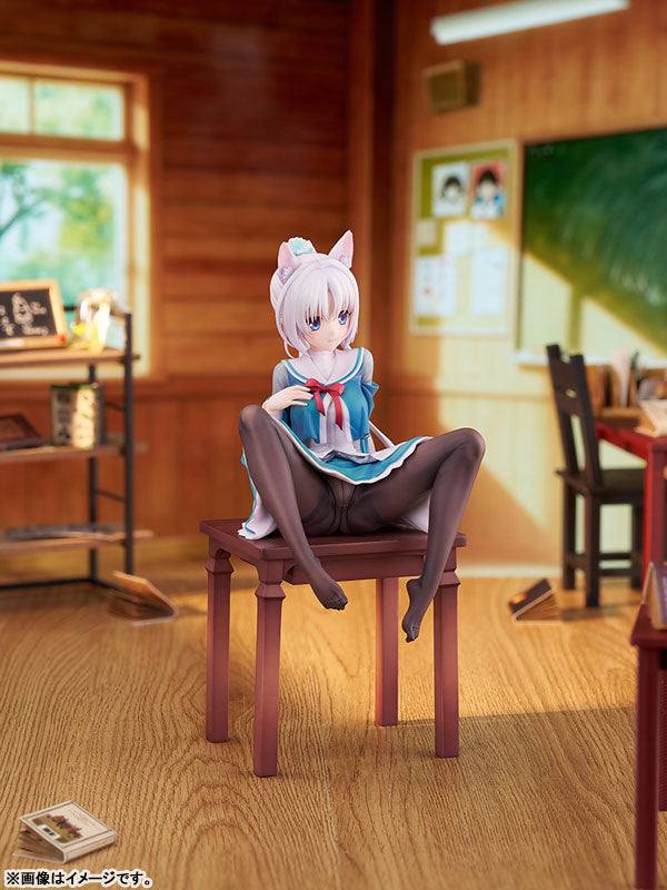 "Senren Banka" Tomotake Yoshino Animal Ears School Uniform Ver. 1/7 Scale Figure