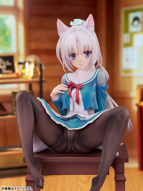 "Senren Banka" Tomotake Yoshino Animal Ears School Uniform Ver. 1/7 Scale Figure