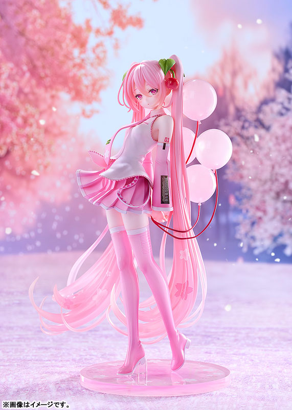 Character Vocal Series 01 Hatsune Miku G.S. Collection Sakura Miku GSC Illustration Contest Ver. 1/7 Scale Figure