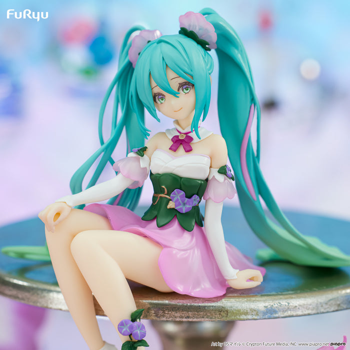 "Character Vocal Series 01 Hatsune Miku" Noodle Stopper Figure Flower Fairy -Morning Glory- Pink ver.