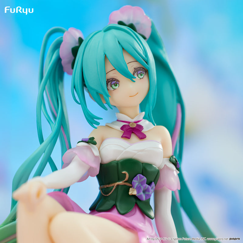 "Character Vocal Series 01 Hatsune Miku" Noodle Stopper Figure Flower Fairy -Morning Glory- Pink ver.