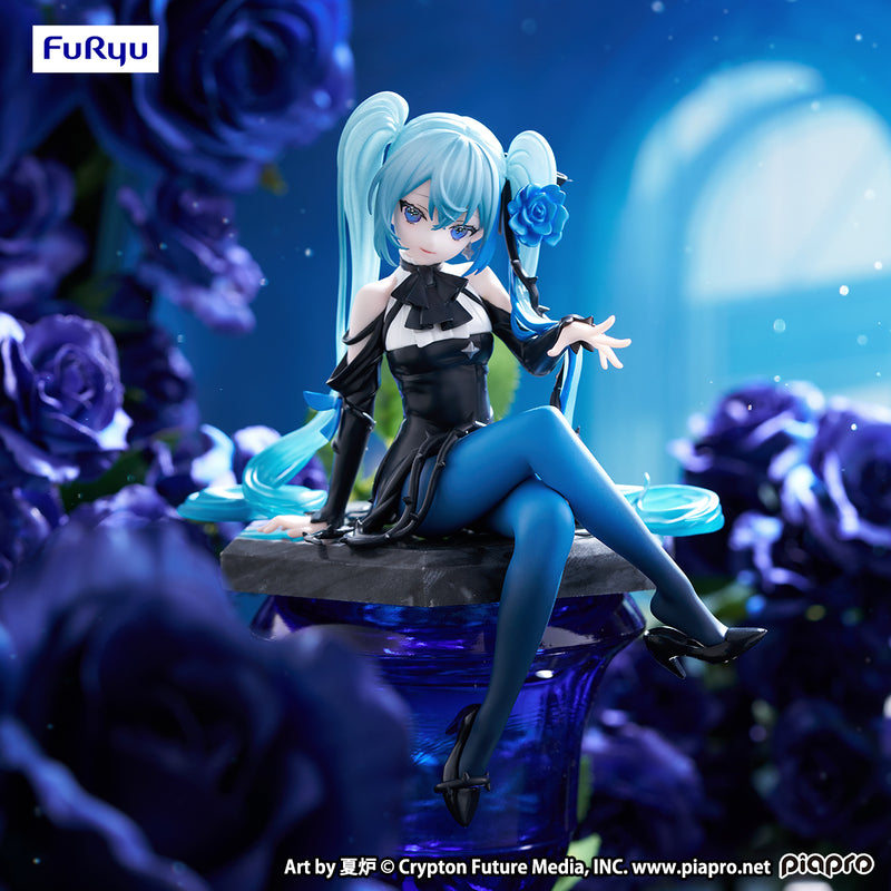 "Hatsune Miku" Noodle Stopper Figure Flower Fairy Blue Rose