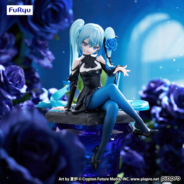 "Hatsune Miku" Noodle Stopper Figure Flower Fairy Blue Rose