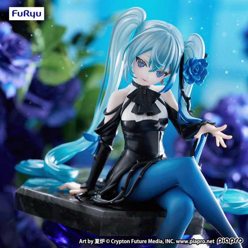"Hatsune Miku" Noodle Stopper Figure Flower Fairy Blue Rose