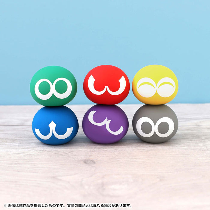 "Puyo Puyo" Rubber Figure Set (Puyo Puyo 6 Types of pieces + Carbuncle)