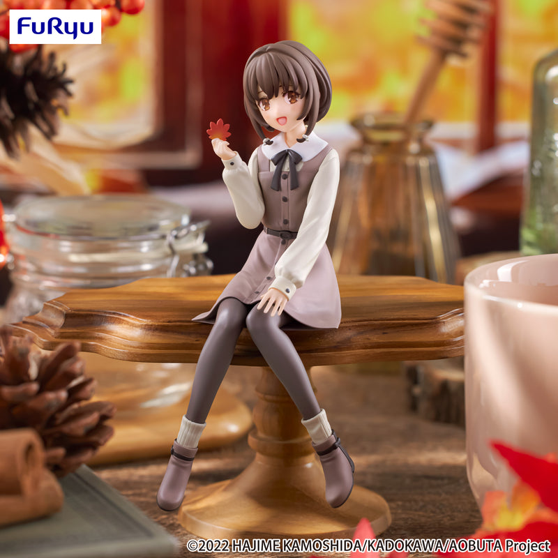 "Rascal Does Not Dream of Bunny Girl Senpai" Noodle Stopper Figure Azusagawa Kaede Autumn Coordinate Ver.