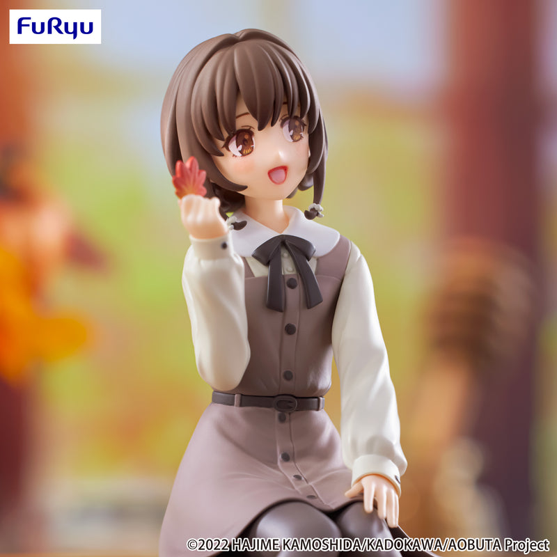 "Rascal Does Not Dream of Bunny Girl Senpai" Noodle Stopper Figure Azusagawa Kaede Autumn Coordinate Ver.