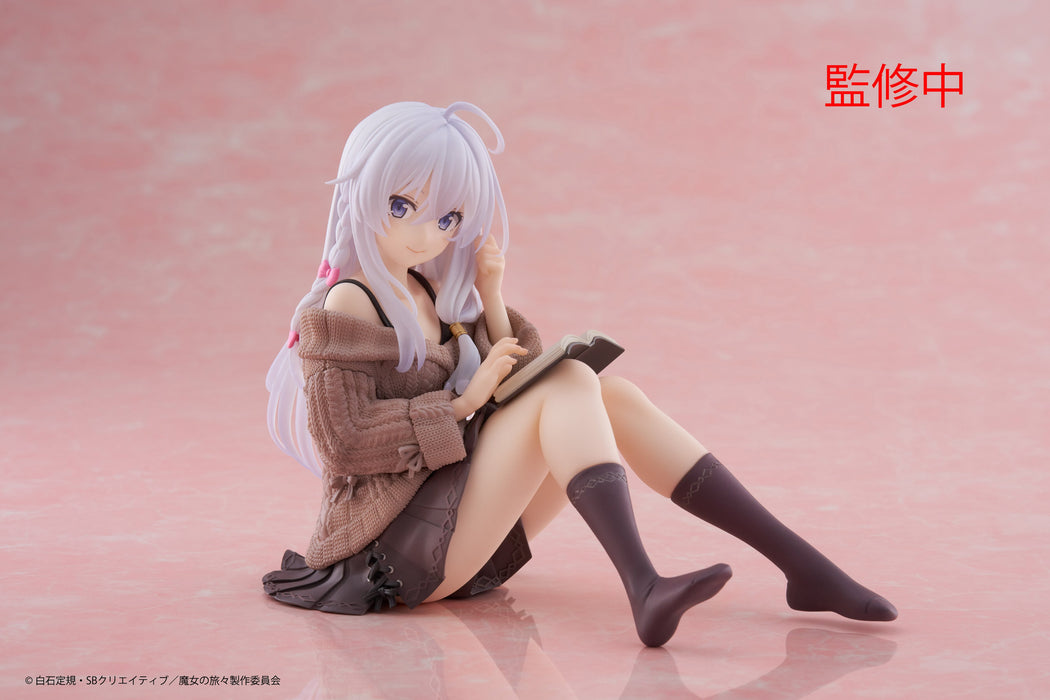 "Wandering Witch: The Journey of Elaina" Desktop Cute Figure Elaina Shifuku ver.