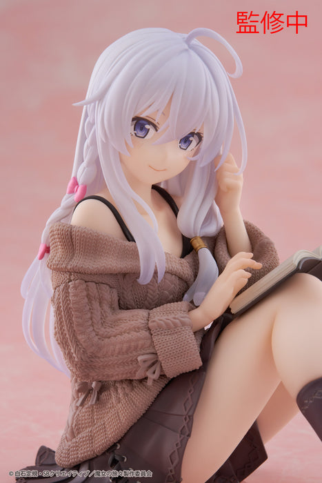 "Wandering Witch: The Journey of Elaina" Desktop Cute Figure Elaina Shifuku ver.