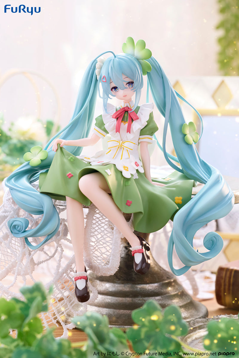 Vocaloid Hatsune Miku Noodle Stopper Figure Flower Fairy Clover