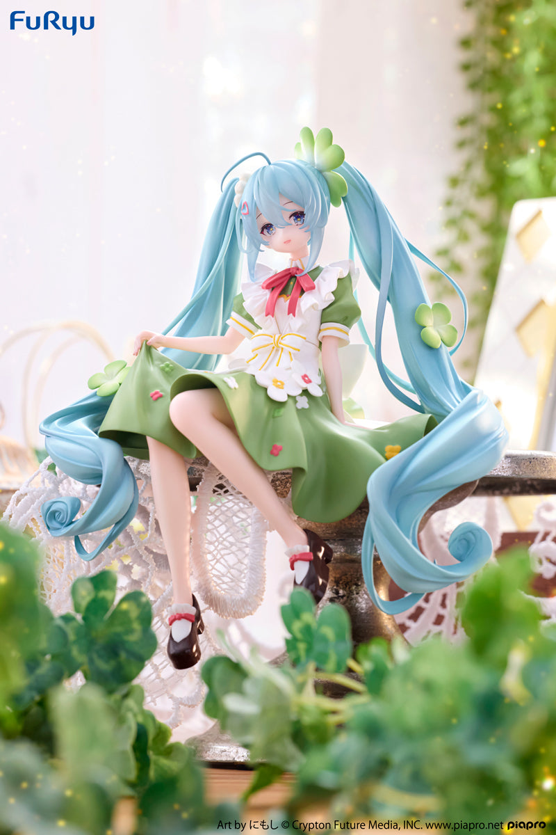 Vocaloid Hatsune Miku Noodle Stopper Figure Flower Fairy Clover